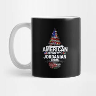 Christmas Tree  American Grown With Jordanian Roots - Gift for Jordanian From Jordan Mug